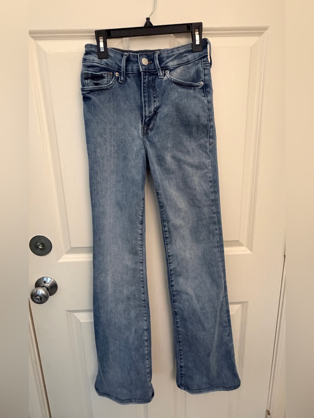 Good American Good Classic Bootcut Jeans Size 0 / 25 Hemmed to 29” - see below